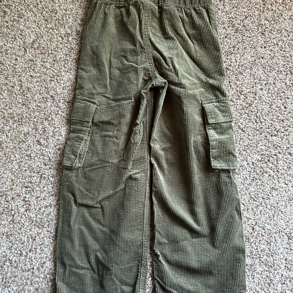 NEW The Children's Place Corduroy Cargo Pants - Saddle Brown & Olive - Boys 6